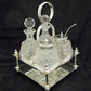 Sterling silver bachelors cruet set.