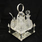 Sterling silver bachelors cruet set.