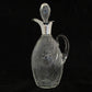 Silver rimmed claret jug by James Deaking & sons