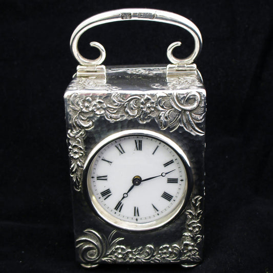 Silver Mantle clock