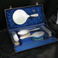 Coronation silver boxed vanity set