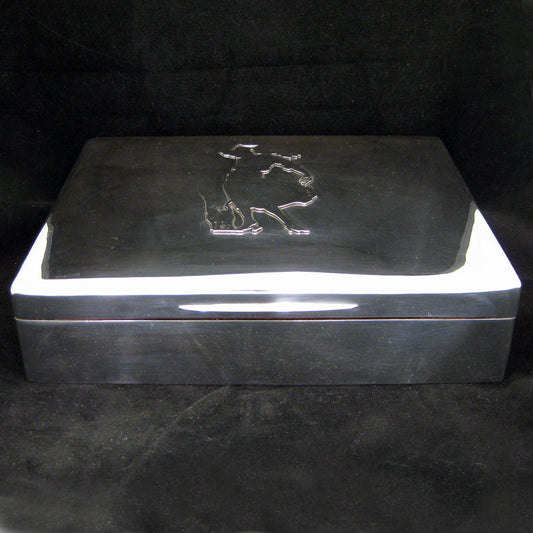 Unique sterling silver large box