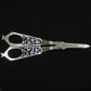 Silver grape scissors by William Hutton & sons