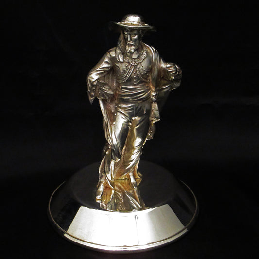 Don Quixote silver plated figurine.