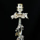 A twisted vine lamp base (Elkington)