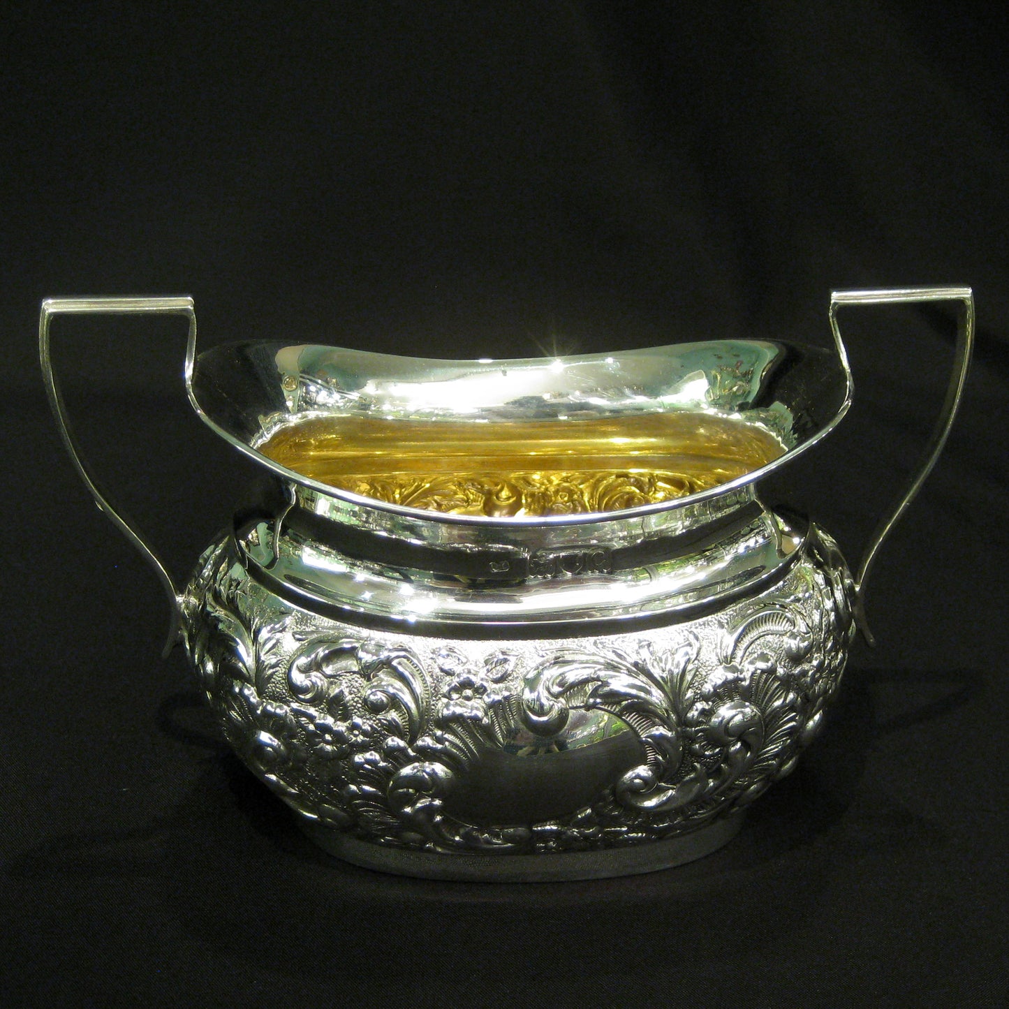 Sterling silver Bachelors tea set