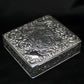 Wonderful quality chased silver jewellery box.