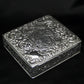 Wonderful quality chased silver jewellery box.