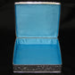 Wonderful quality chased silver jewellery box.