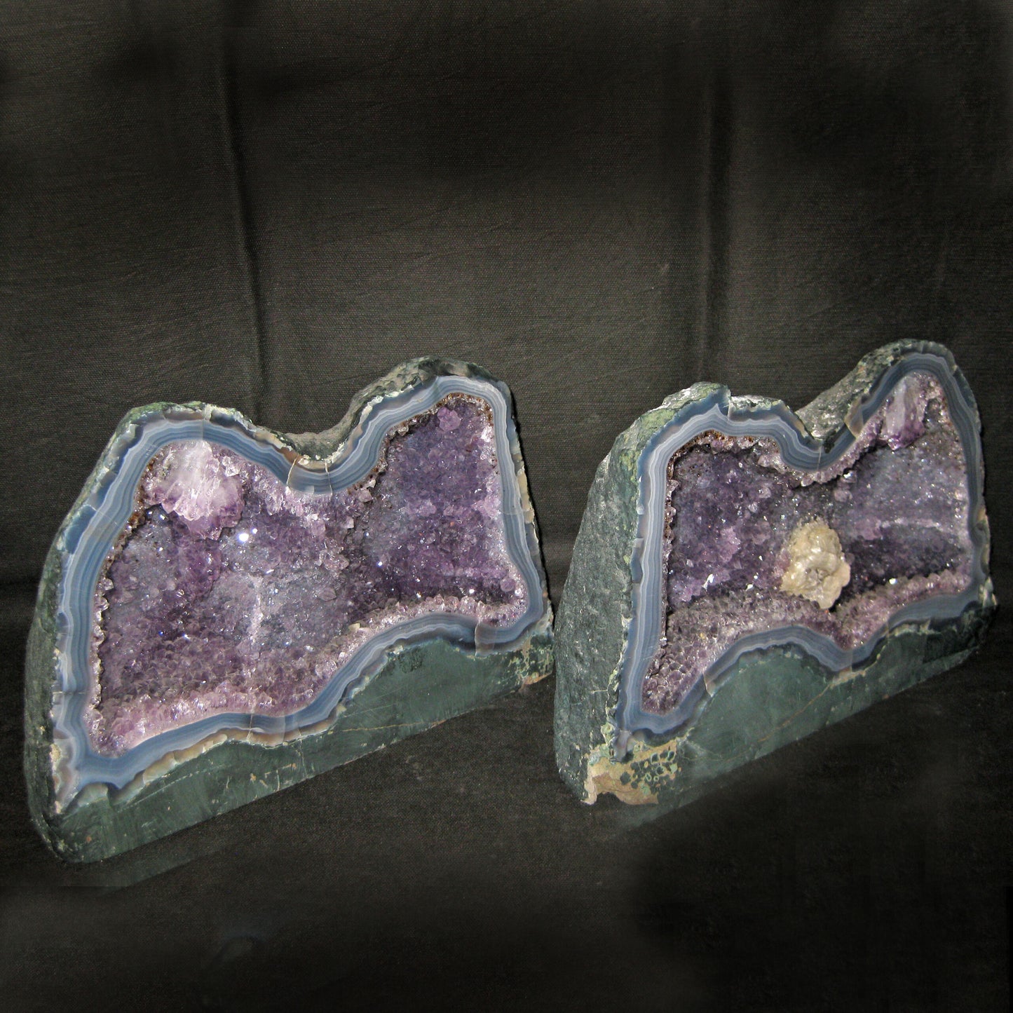Amethyst split geode