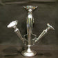 Sterling silver 4 flute epergne.