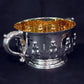 Large two handle bowl by Mappin & Webb
